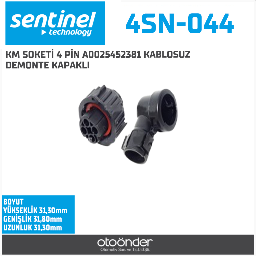 KİLOMETRE, BASINÇ SENSÖR, GERİ VİTES MÜŞÜRSOKETİ[A0025452381][DEMONTE]
