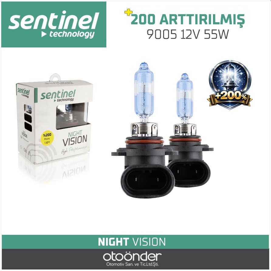 NIGHT VISION ARTIRIMLI AMPÜL %200 12V 55W