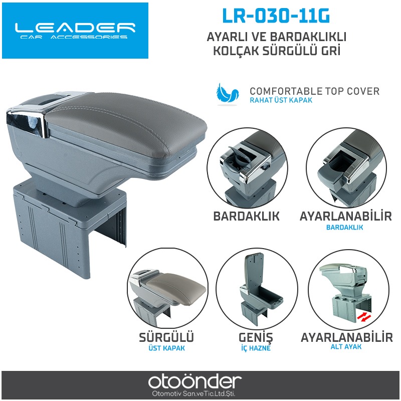 KOL DAYAMA KROMLU GRİ