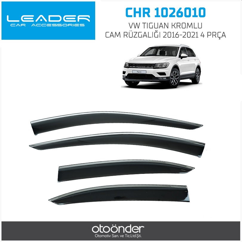 VW TIGUAN KROMLU CAM RÜZGALIĞI 2016-2021 4PRÇA