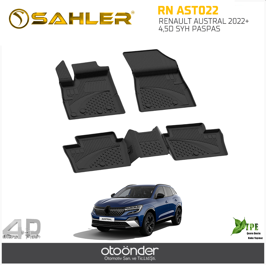 RENAULT AUSTRAL 2022+ 4,5D SYH PASPAS SAHLER