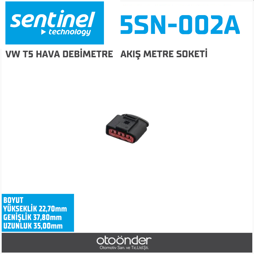 MAF SENSÖR SOKETİ[AUDI / SEAT / SKODA / VOLKSWAGEN]