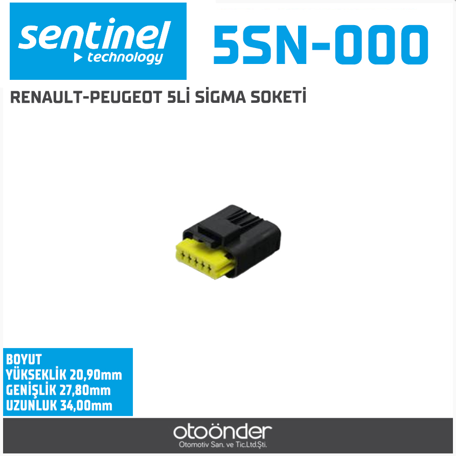 RENAULT-PEUGEOT 5Lİ SİGMA SOKETİ