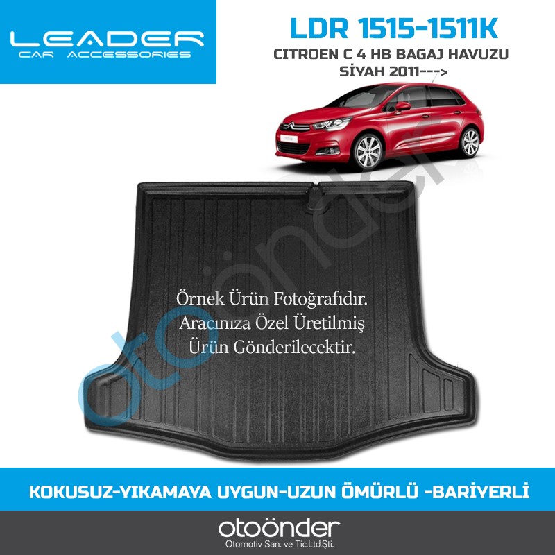 CITROEN C 4 HB BAGAJ HAVUZU SİYAH 2011-2020