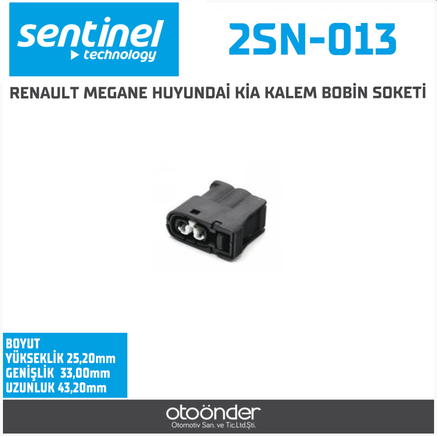 RENAULT MEGANE HUYUNDAİ KİA KALEM BOBİN SOKETİ