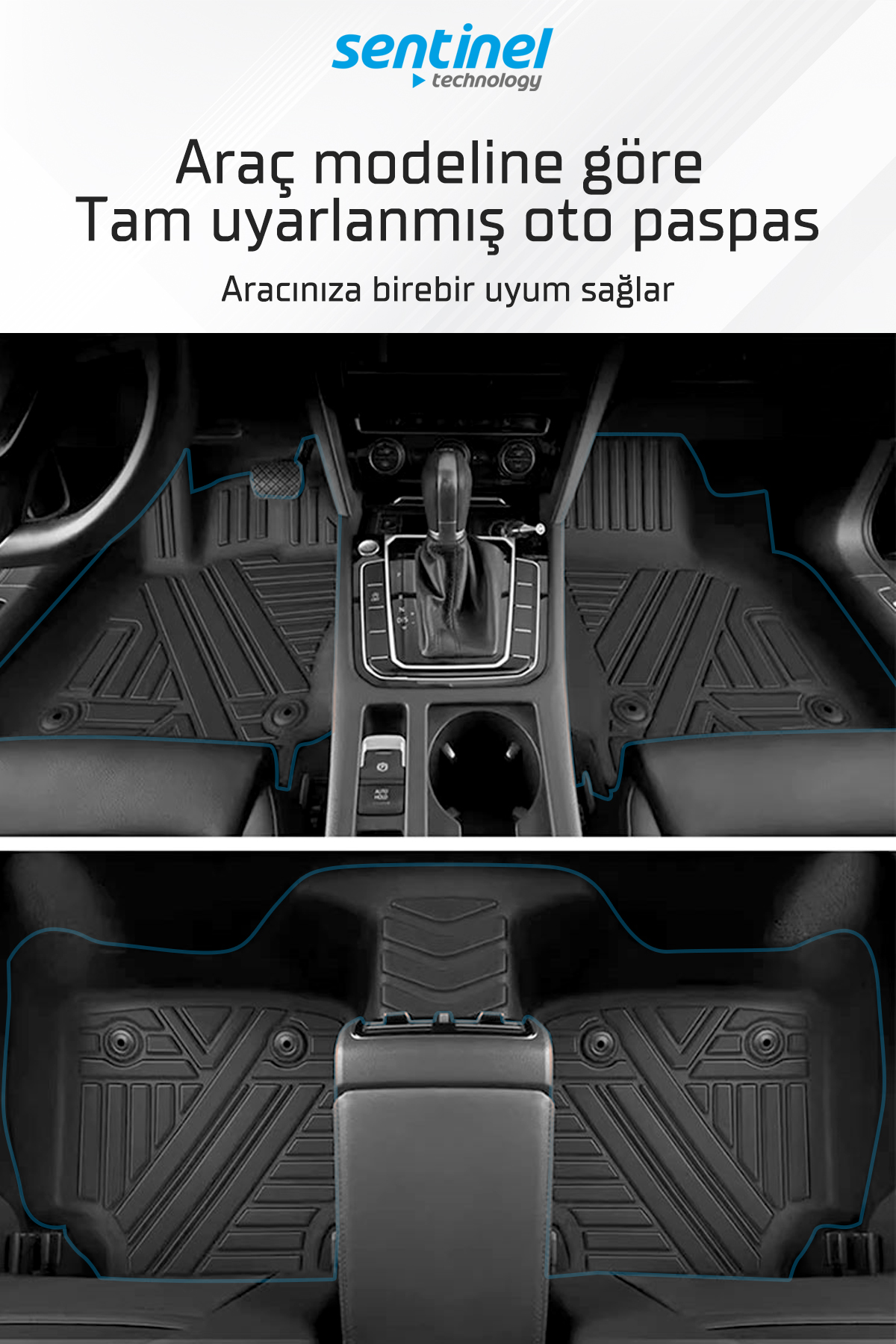 SKODA OCTAVIA  A7 2015-2019  7D PASPAS SİYAH