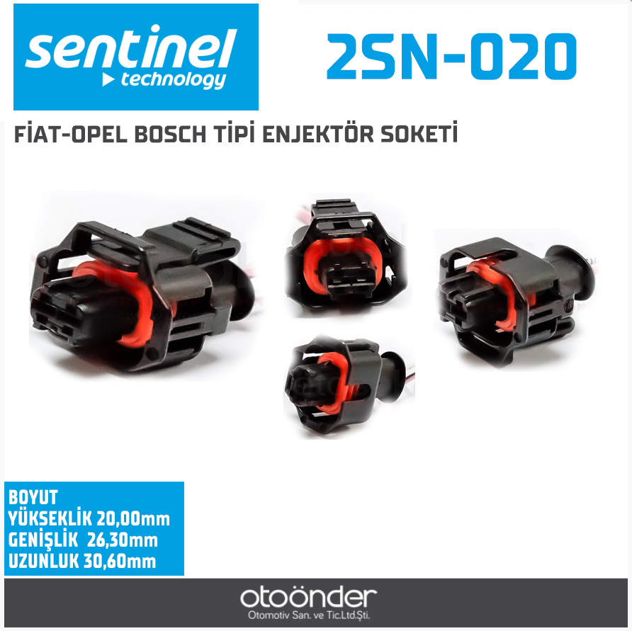 FİAT-OPEL BOSCH TİPİ ENJEKTÖR SOKETİ