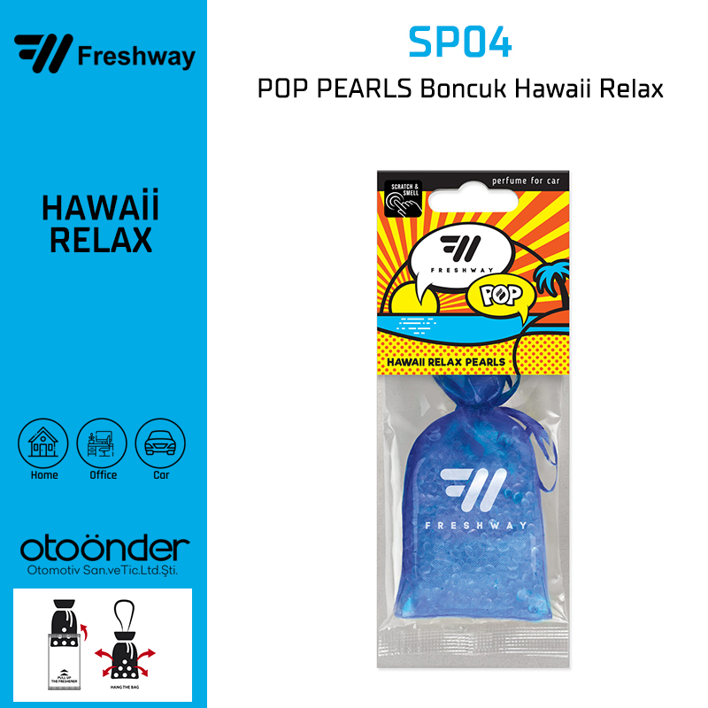 POP PEARLS Boncuk Koku Hawaii RelaxFresh Way