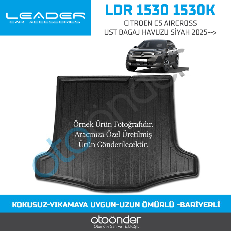 CITROEN C5 AIRCROSS UST BAGAJ HAVUZU SİYAH 2025-->
