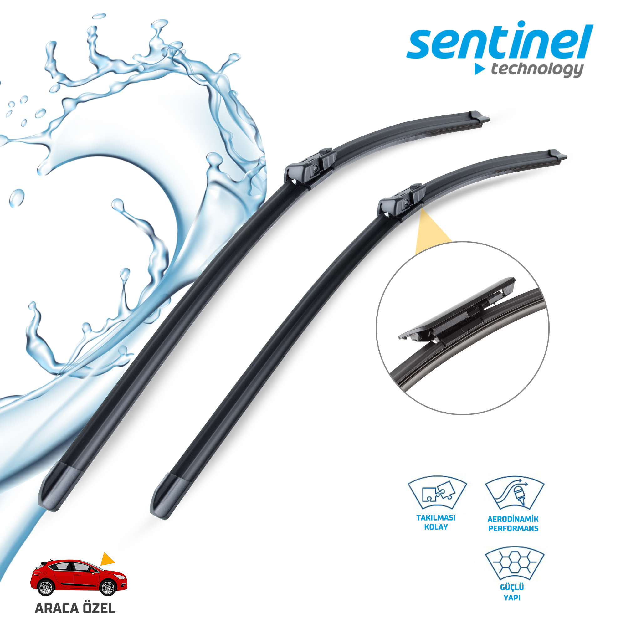 SÜPÜRGE TK ÖN CHERY TİGGO 8  PRO   23"+18"