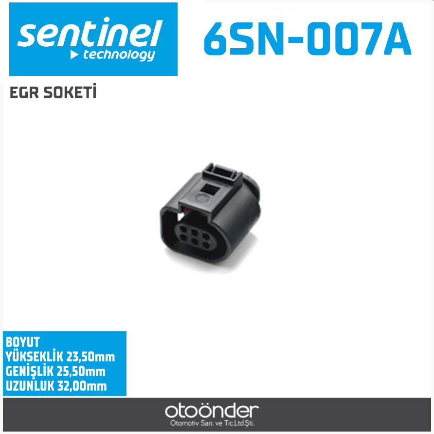 EGR VE OKSİJEN SENSÖR SOKETİ[AUDI / SEAT / SKODA/ VOLKSWAGEN]