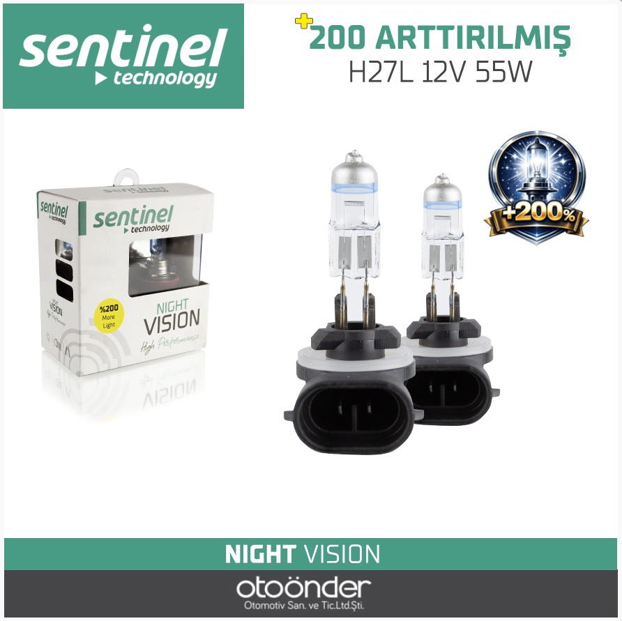 NIGHT VISION ARTIRIMLI AMPÜL %200 12V 55W