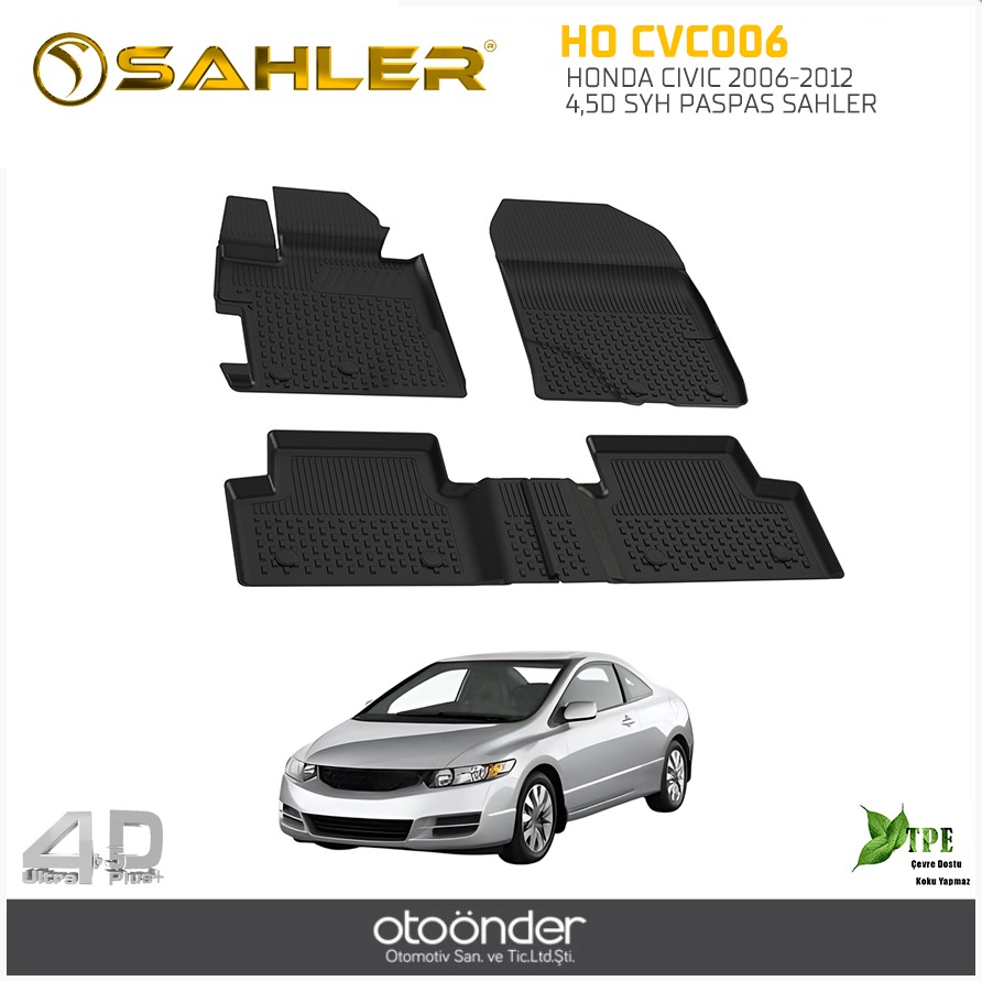 HONDA CIVIC 2006-2012 4,5D SYH PASPAS SAHLER