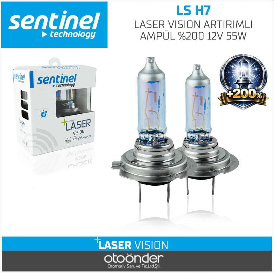 LASER VISION ARTIRIMLI AMPÜL %200 12V 55W