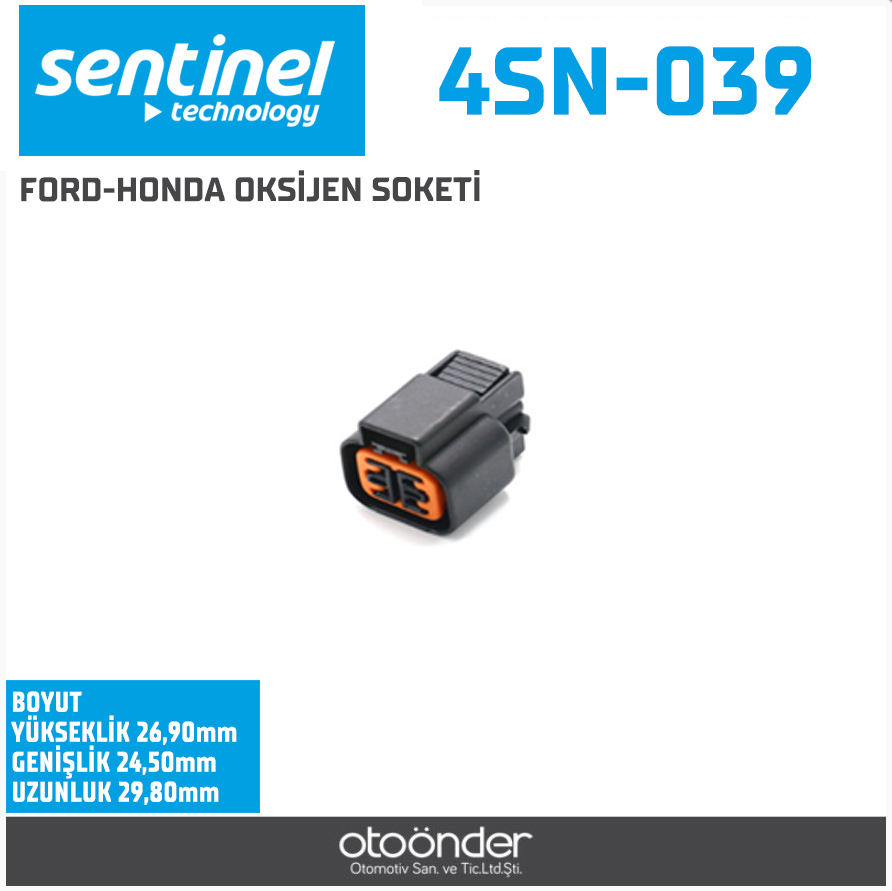 FORD-HONDA -KIA OKSİJEN SOKETİ JAPON FAR SOKETİ