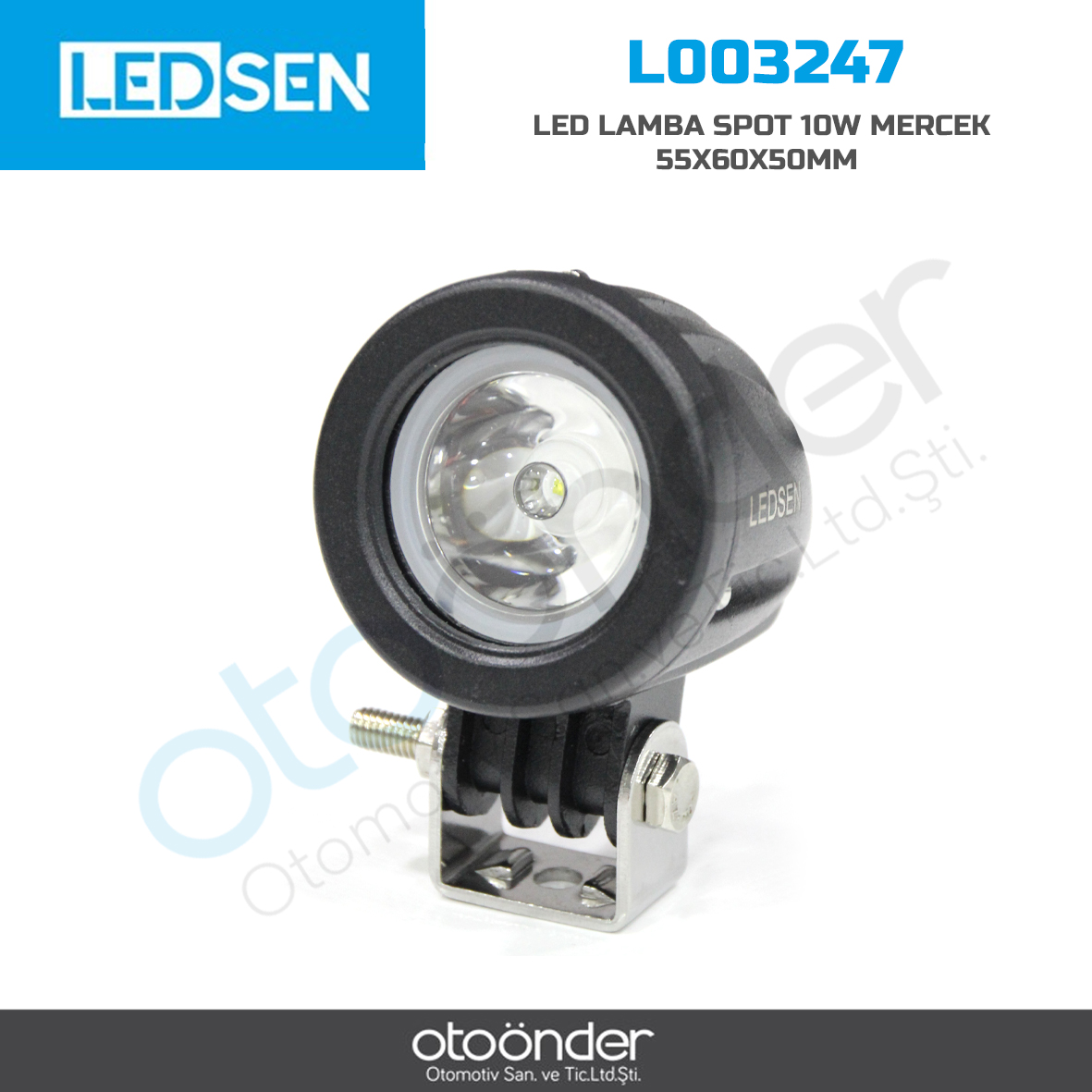 LED LAMBA SPOT 10W MERCEK 55X60X50mm