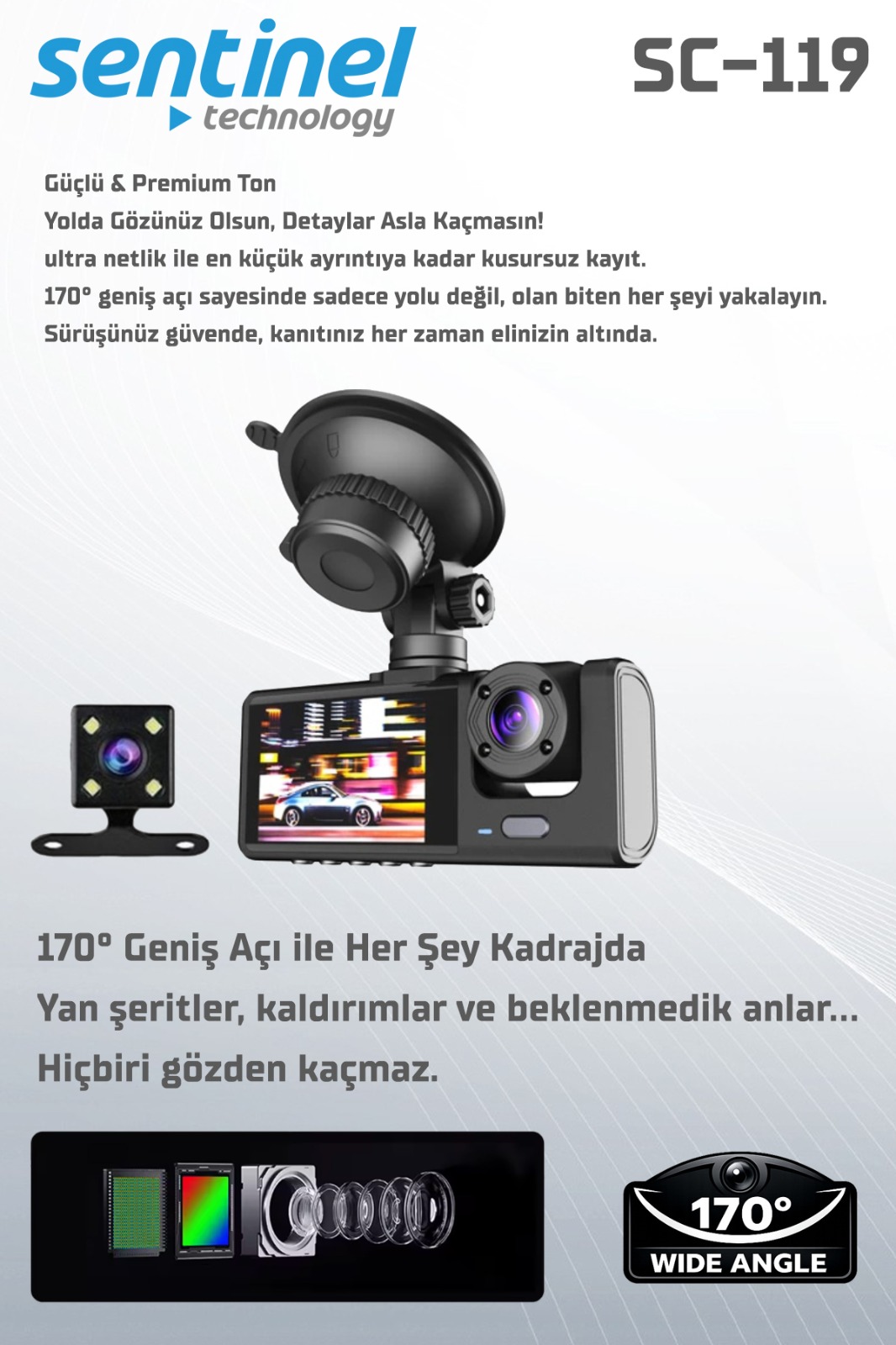 KAYIT CİHAZI  3 KAMERALI