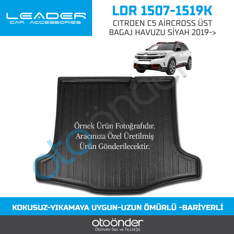 CITROEN C5 AİRCROSS  ÜST BAGAJ HAVUZU SİYAH 2019->