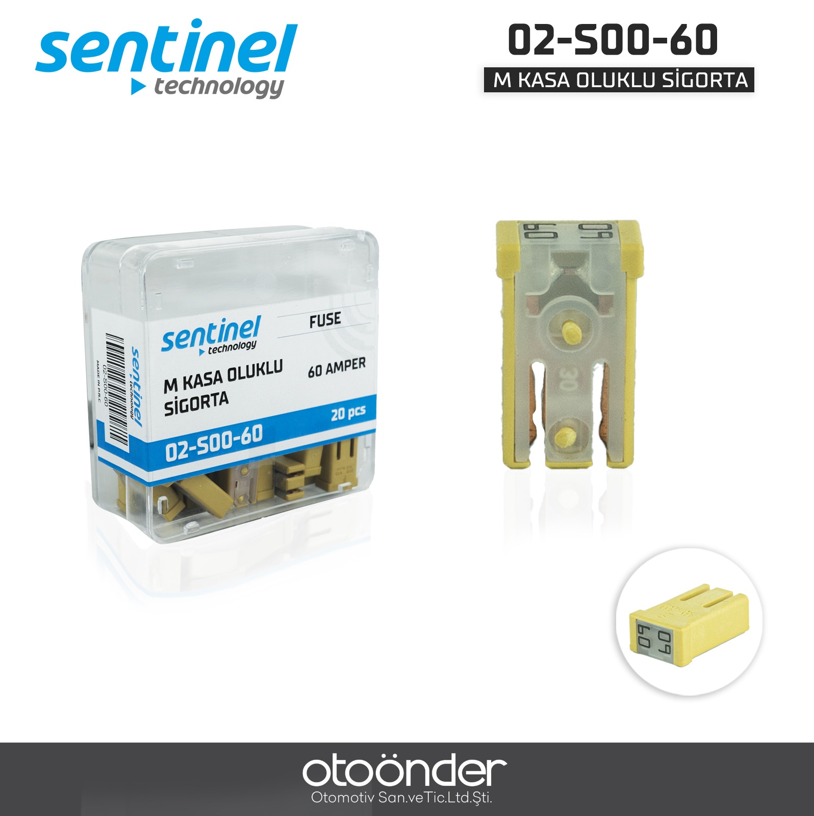 M KASA OLUKLU SİGORTA 60 AMPER