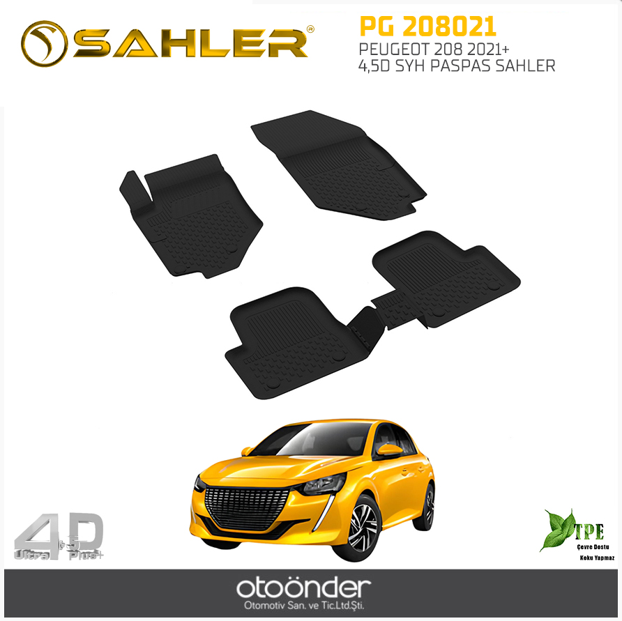 PEUGEOT 208 2021+ 4,5D SYH PASPAS SAHLER