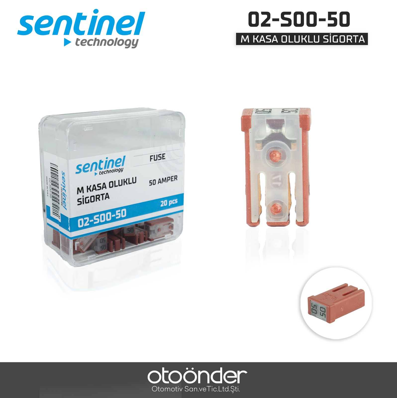 M KASA OLUKLU SİGORTA 50 AMPER