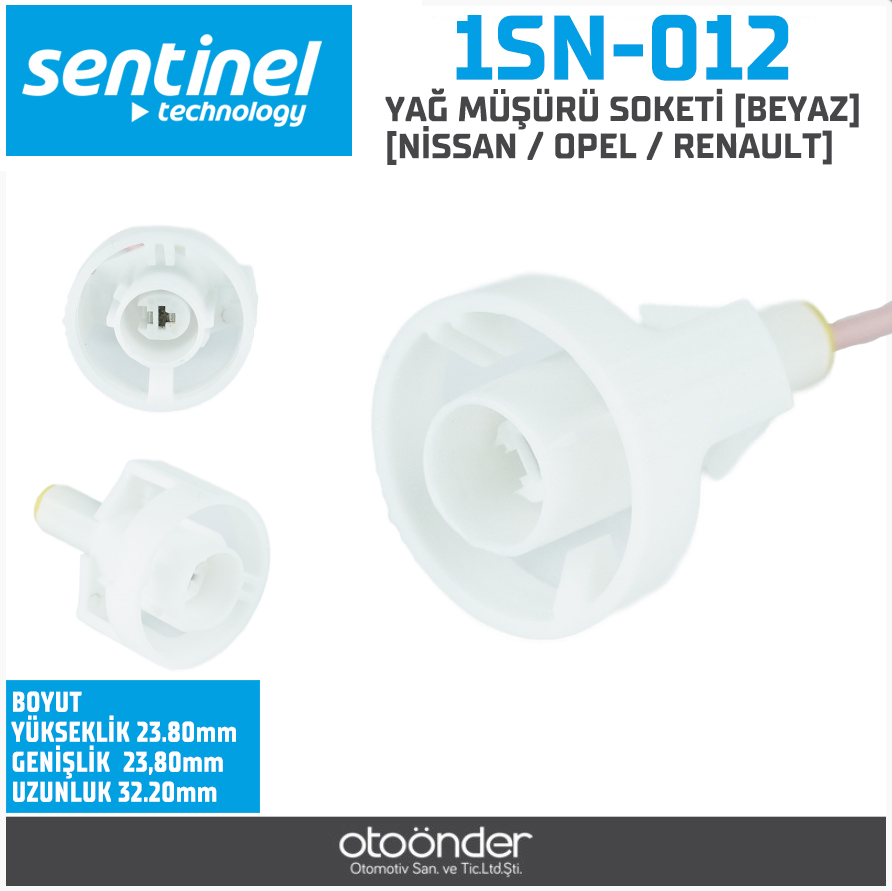 YAĞ MÜŞÜRÜ SOKETİ [BEYAZ][NİSSAN / OPEL / RENAULT]