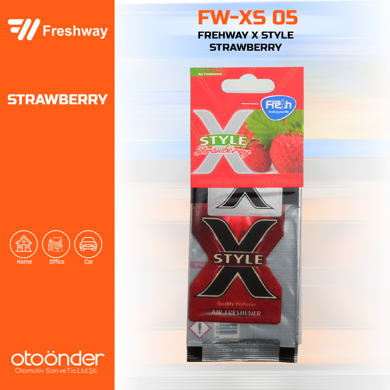 X Style Kağıt Koku StrawberryFresh Way