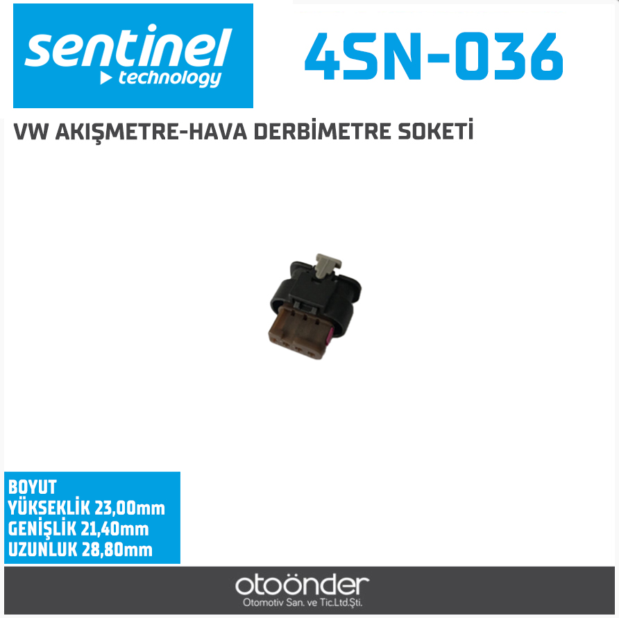 MAF SENSÖR, BASINÇ SENSÖR SOKETİ[FORD/AUDI / SEAT/ SKODA / VOLKSWAGEN]