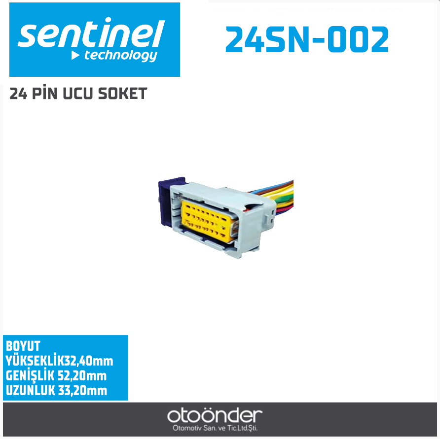 24 PİN UCU SOKET