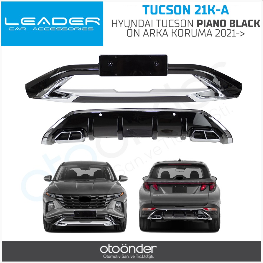 HYUNDAI TUCSON PIANO BLACK ÖN ARKA KORUMA 2021->