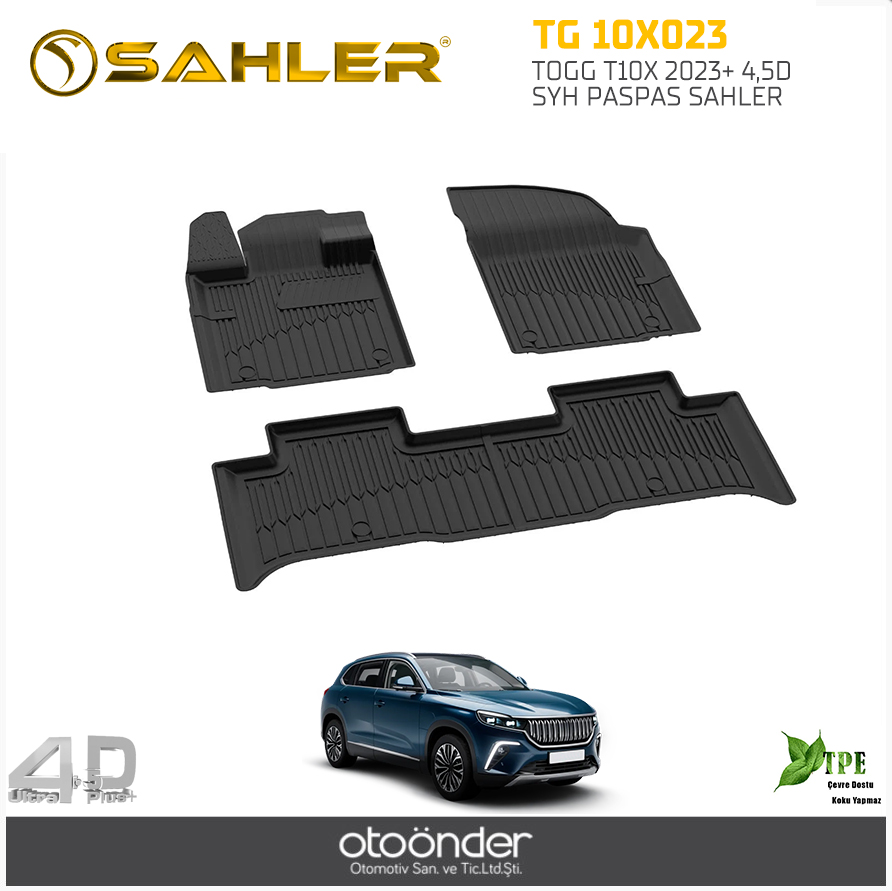 TOGG T10X 2023+ 4,5D SYH PASPAS SAHLER