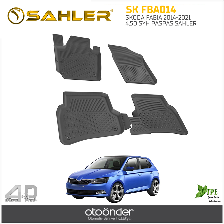 SKODA FABIA 2014-2021 4,5D SYH PASPAS SAHLER