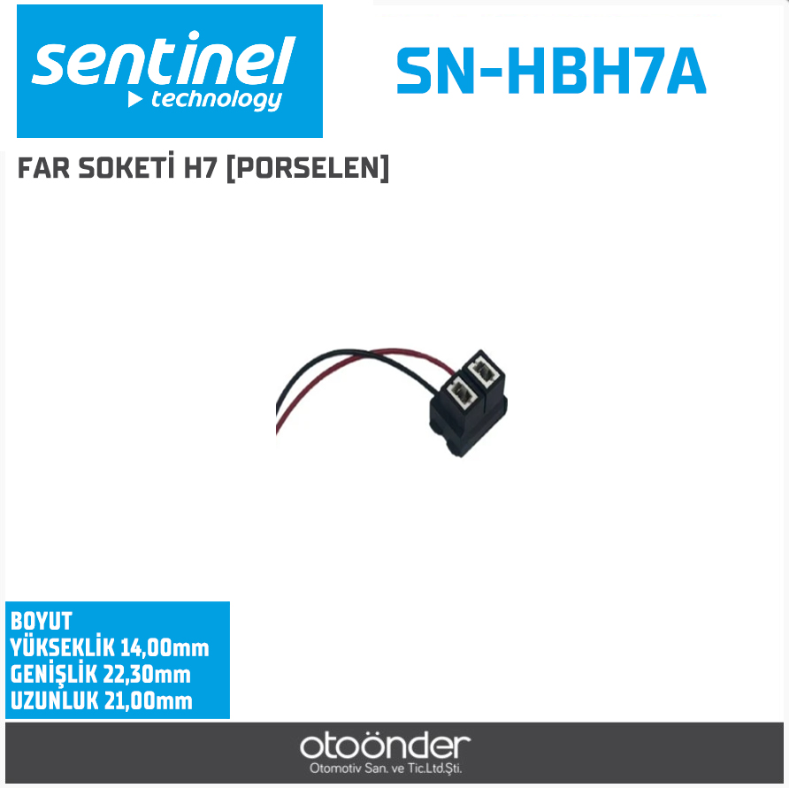 FAR SOKETİ H7 [PORSELEN]