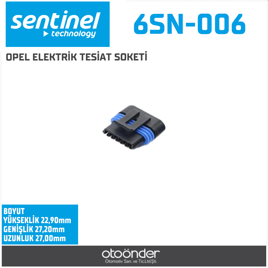 MAF SENSÖR,BOBİN, GAZ KELEBEĞİ KONUM SENSÖR,FRENBASINÇ SENSÖR, TPS SOKETİ [OPEL]