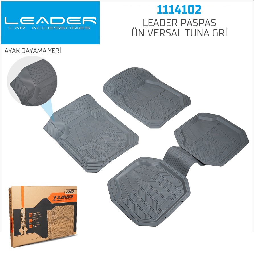 LEADER PASPAS ÜNİVERSAL TUNA GRİ