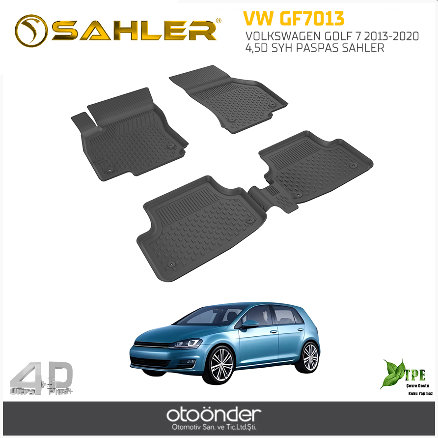 VOLKSWAGEN GOLF 7 2013-2020 4,5D SYH PASPAS SAHLER