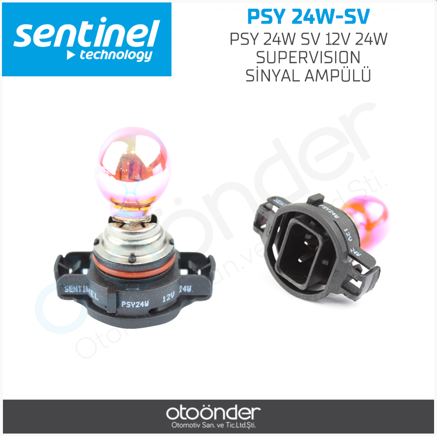 12V SİNYAL AMPULÜ SİLVER VİSİON PSY24W PG20-4 X5,, C6