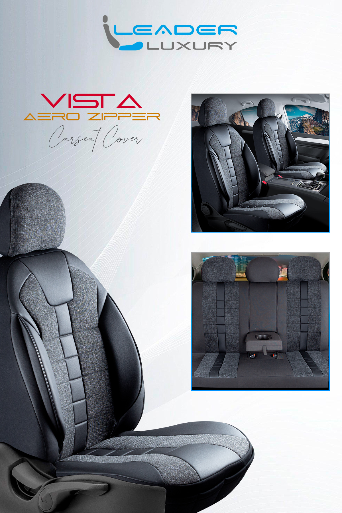 VİSTA OTO KILIFI STANDART FÜME_ LEADER