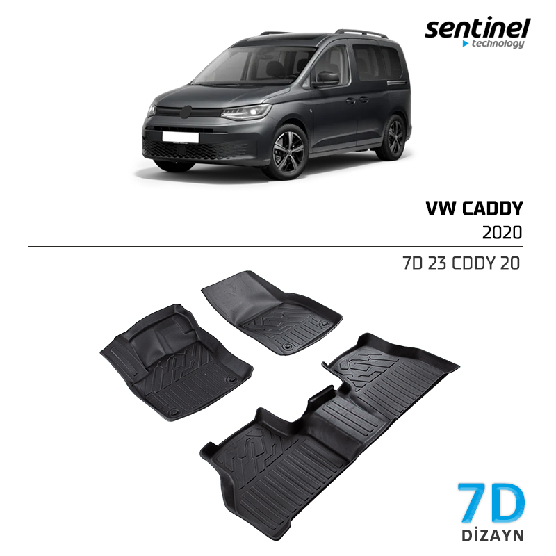 VOLKSWAGEN CADDY 2020 -  7D PASPAS SİYAH