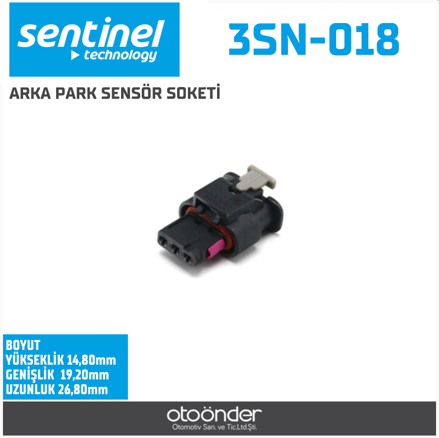 ARKA PARK SENSÖR SOKETİ [AUDI / SEAT / SKODA / VOLKSWAGEN]