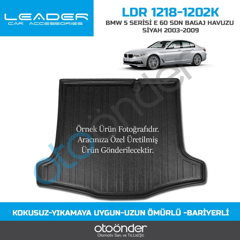 BMW 5 SERİSİ E 60 SDN BAGAJ HAVUZU SİYAH 2003-2009