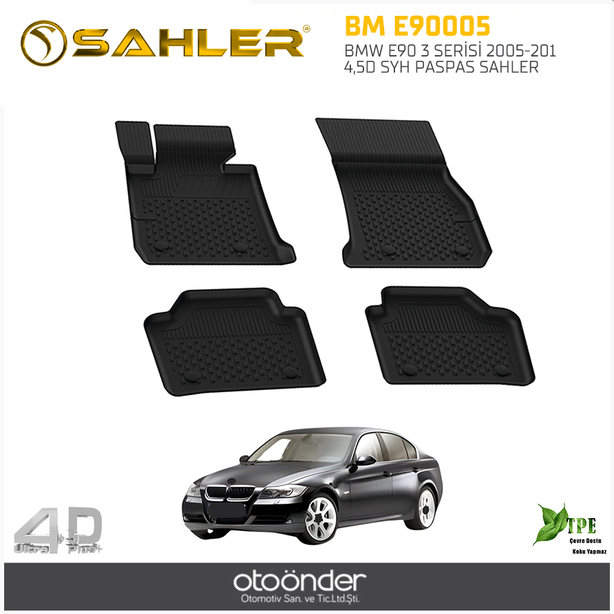 BMW E90 3 SERİSİ 2005-2011 4,5D SYH PASPAS SAHLER