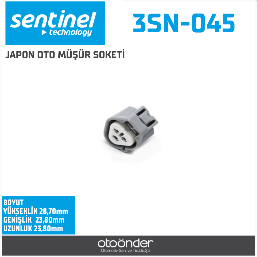 ATEŞLEME BOBİN SOKETİ[HONDA / TOYOTA]