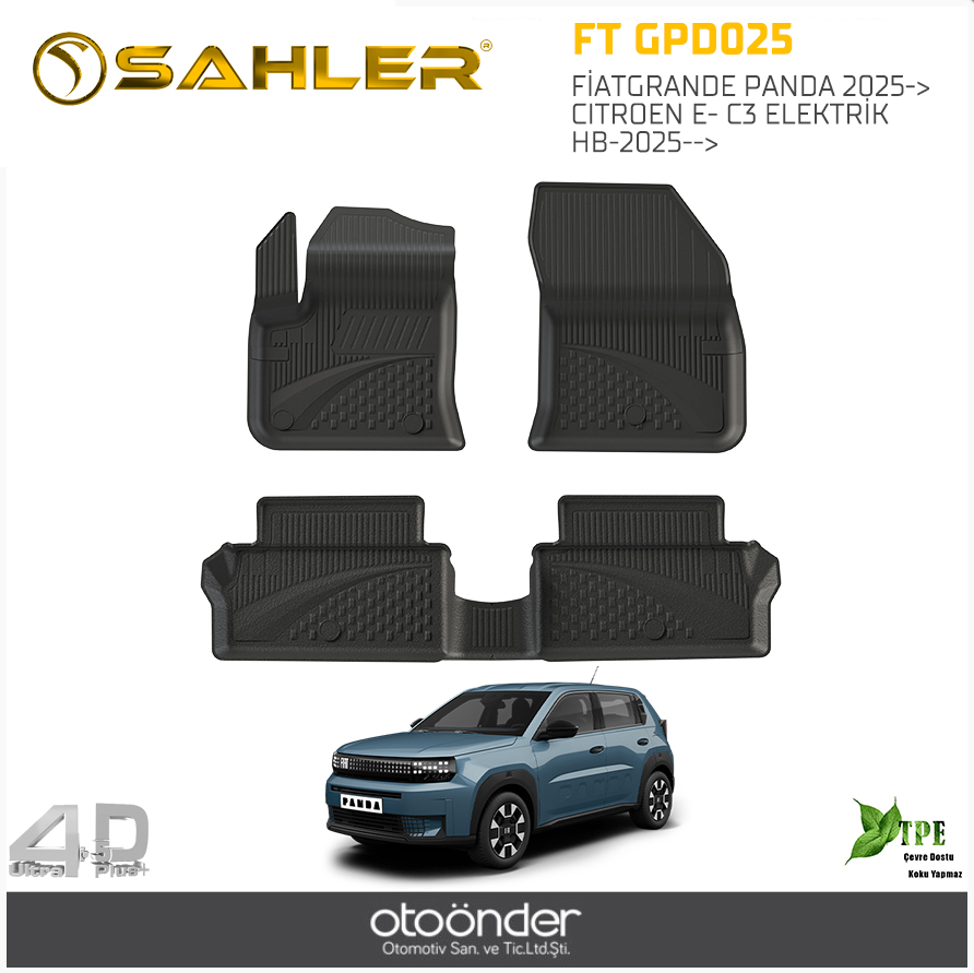 FİATGRANDE PANDA 2025-> CITROEN E- C3 ELEKTRİK HB-2025--> SAHLER PASPAS