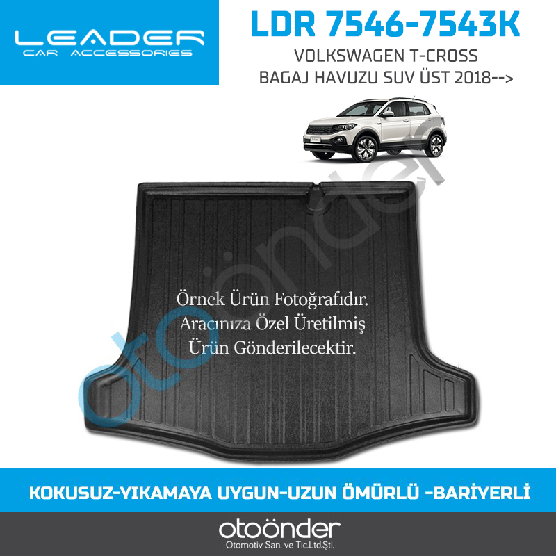 VWOLKSWAGEN T-CROSS BAGAJ HAVUZU SUV ÜST 2018-->