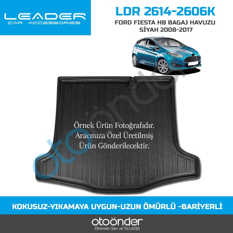 FORD FIESTA HB BAGAJ HAVUZU SİYAH 2008-2017