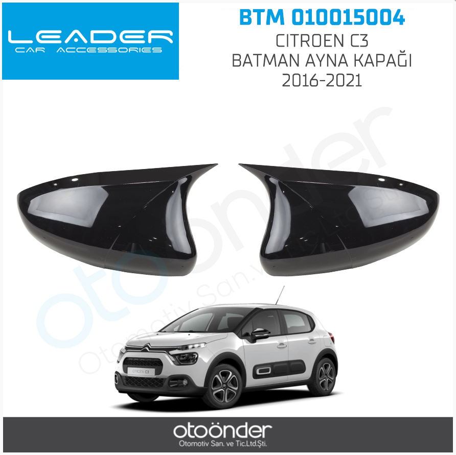 CITROEN C3 BATMAN  AYNA KAPAĞI 2016-2021(ENJEKSİYON BASKI)