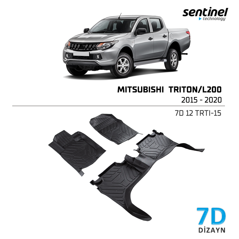 MITSUBISHI  TRITON/L200  2015-2020 7D PASPAS SİYAH