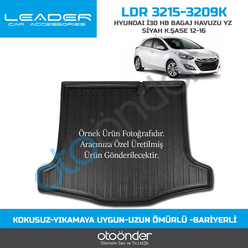 HYUNDAI İ30 HB BAGAJ HAVUZU YZ SİYAH K.ŞASE 12-16KALIN STEPNE