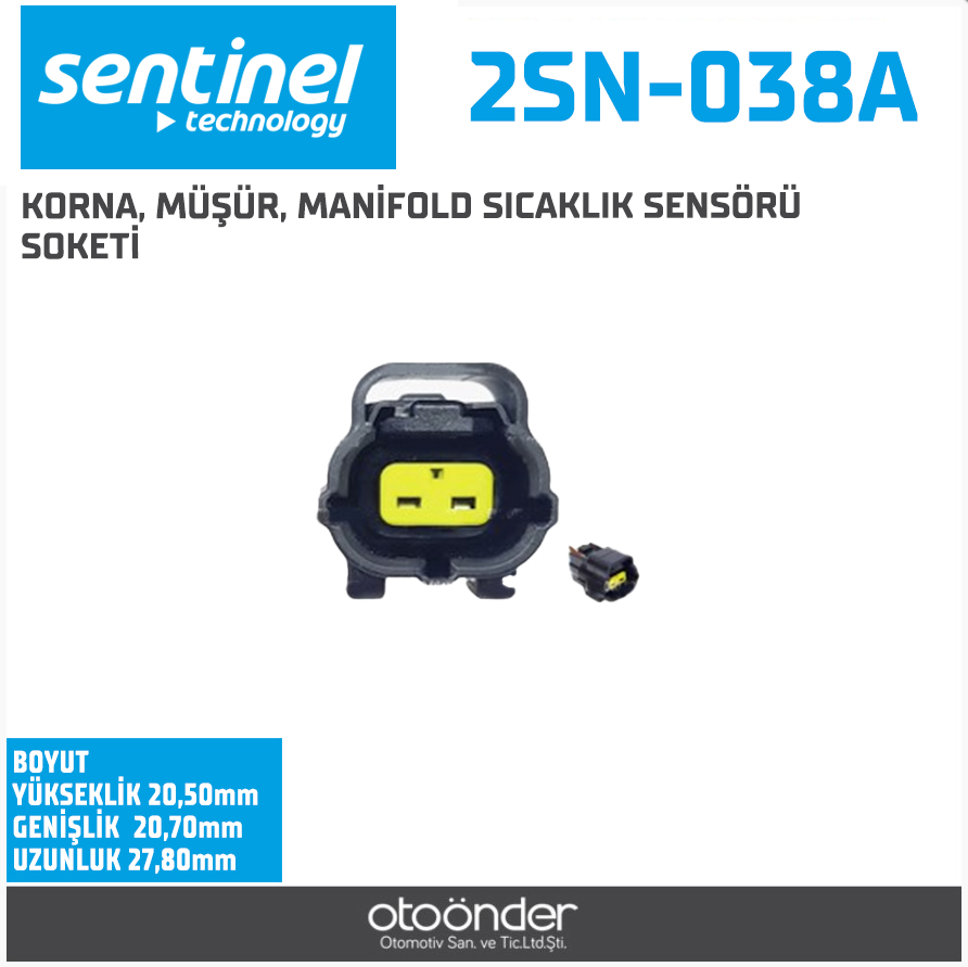 FORD KORNA, MÜŞÜR, MANİFOLD SICAKLIK SENSÖRÜ. SOKETİ